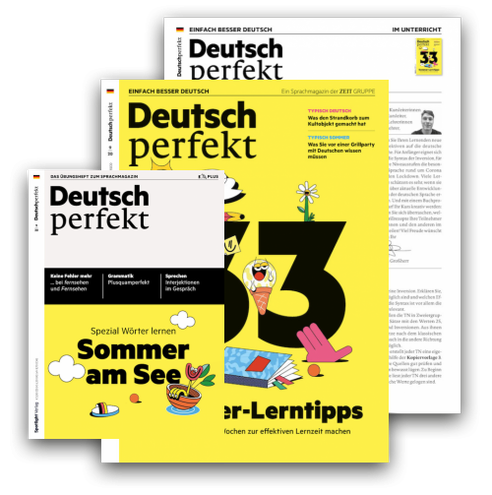 Sprachmagazin mit Unterrichtsbeilage