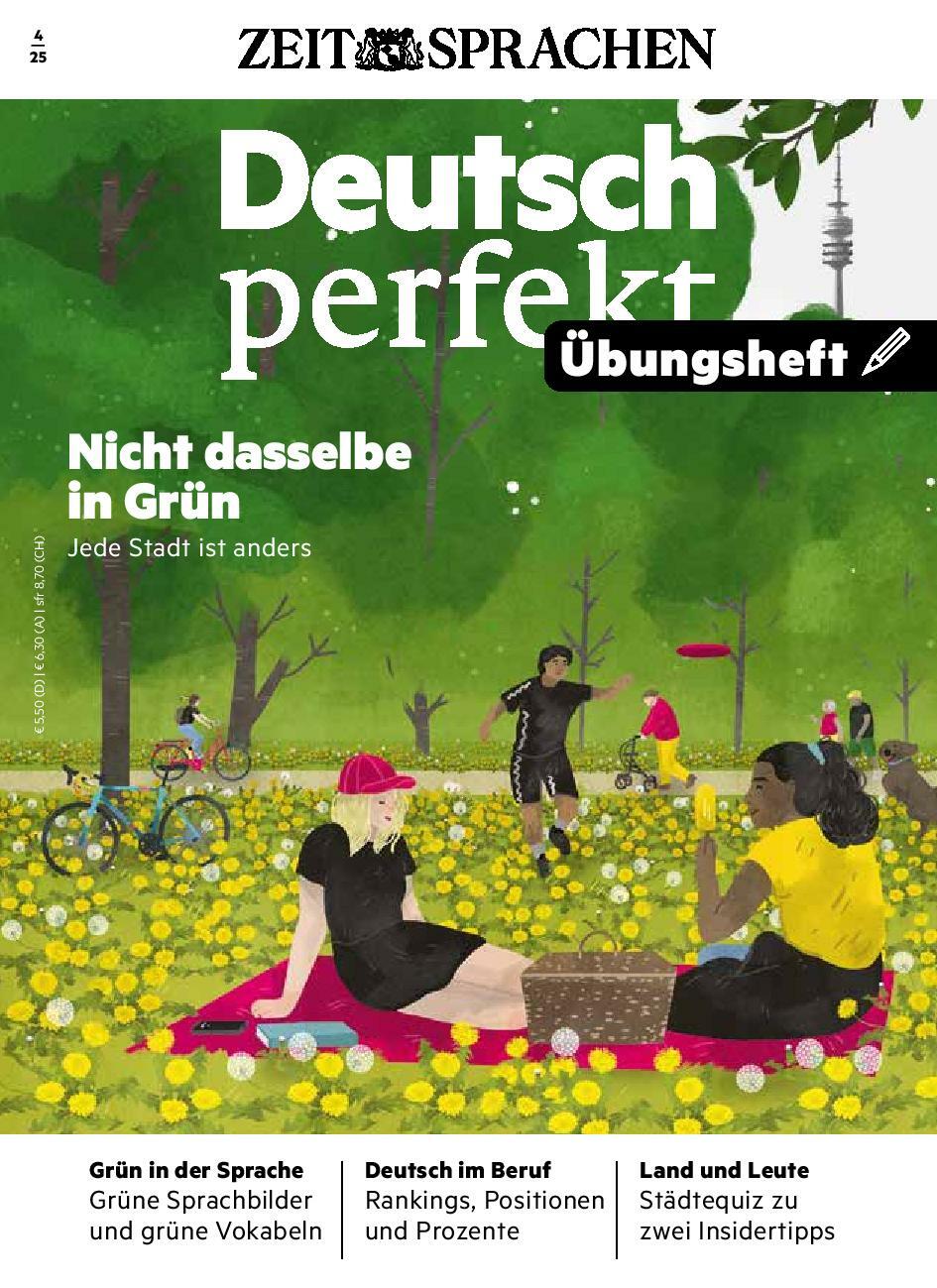 Deutsch perfekt Übungsheft digital 04/2025