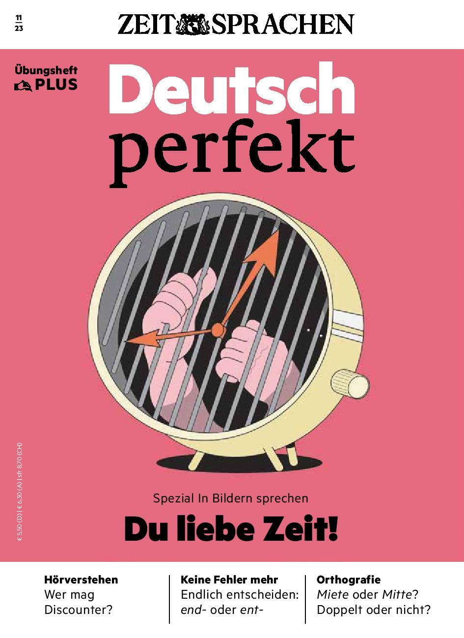 Deutsch perfekt &Uuml;bungsheft Digital 11/2023