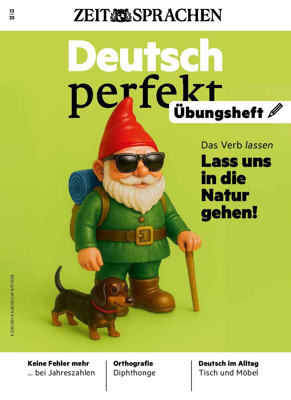 Deutsch perfekt Übungsheft 13/2025