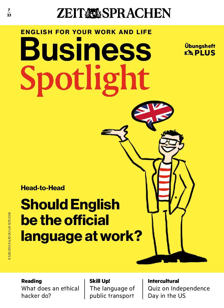 Business Spotlight &Uuml;bungsheft Digital 07/2023