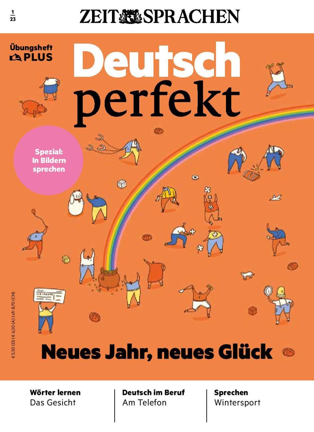 Deutsch perfekt Übungsheft Digital 01/2023