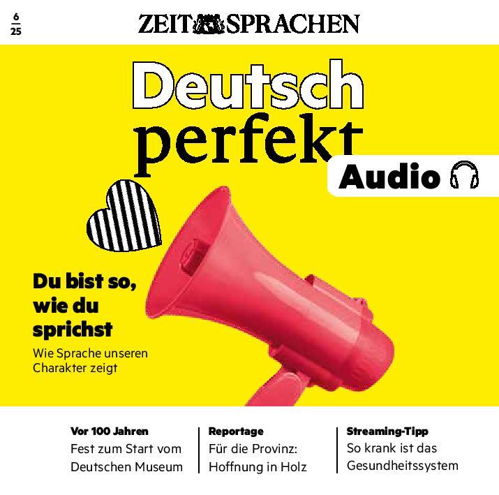 Deutsch perfekt Audiotrainer digital 06/2025