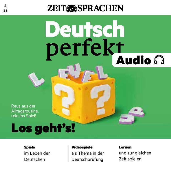 Deutsch perfekt Audiotrainer digital 04/2026