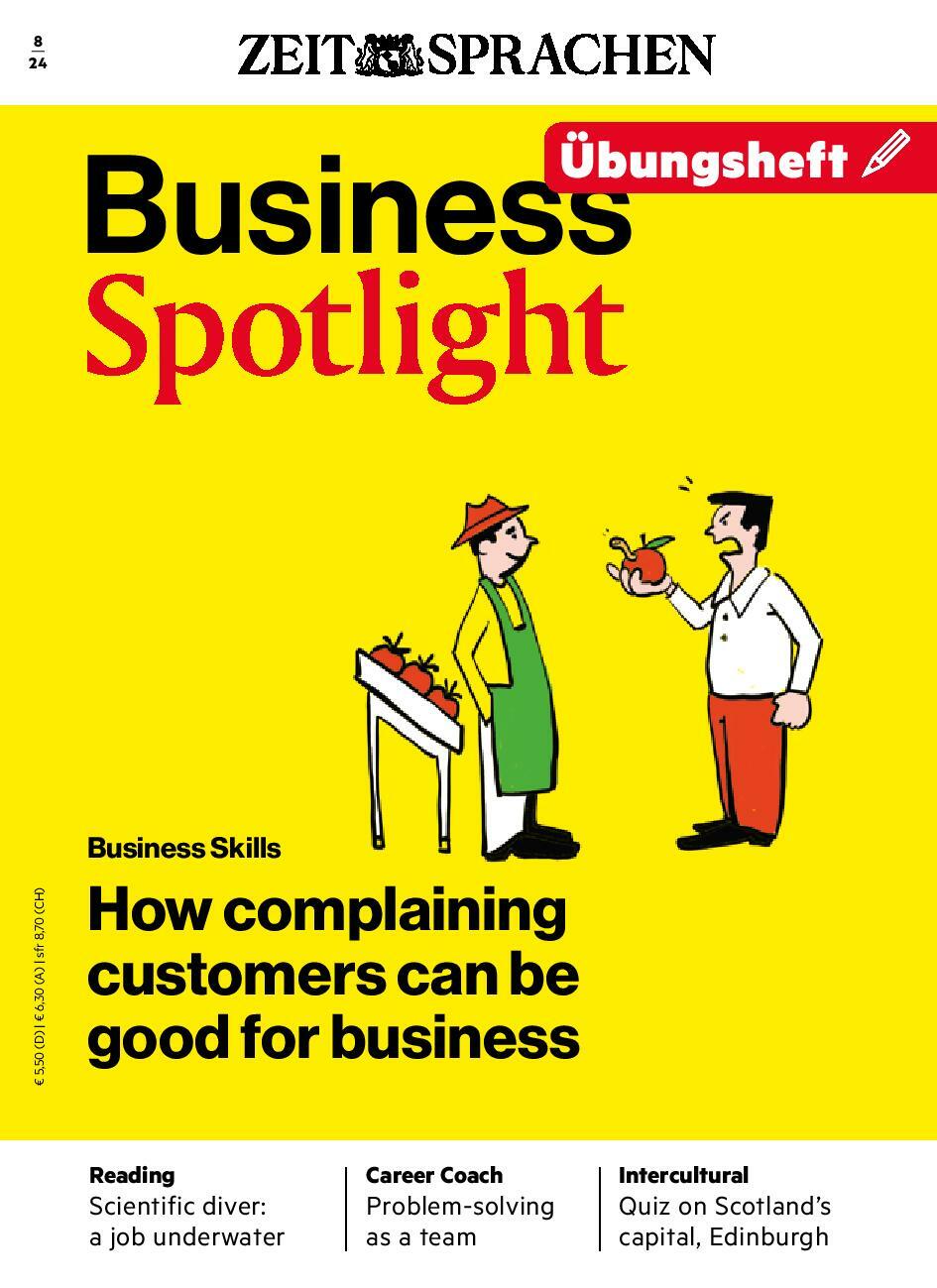 Business Spotlight Übungsheft 08/2024