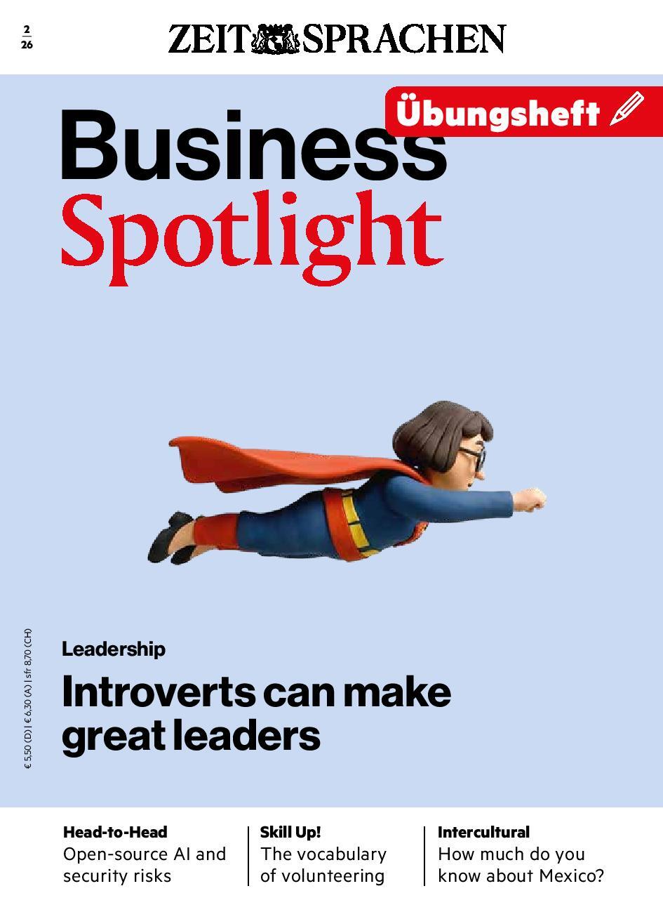 Business Spotlight &Uuml;bungsheft 02/2026