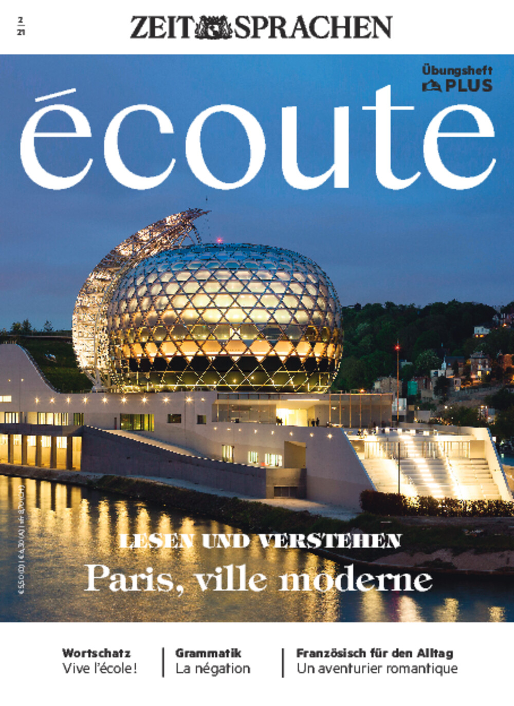 &Eacute;coute &Uuml;bungsheft 02/2021