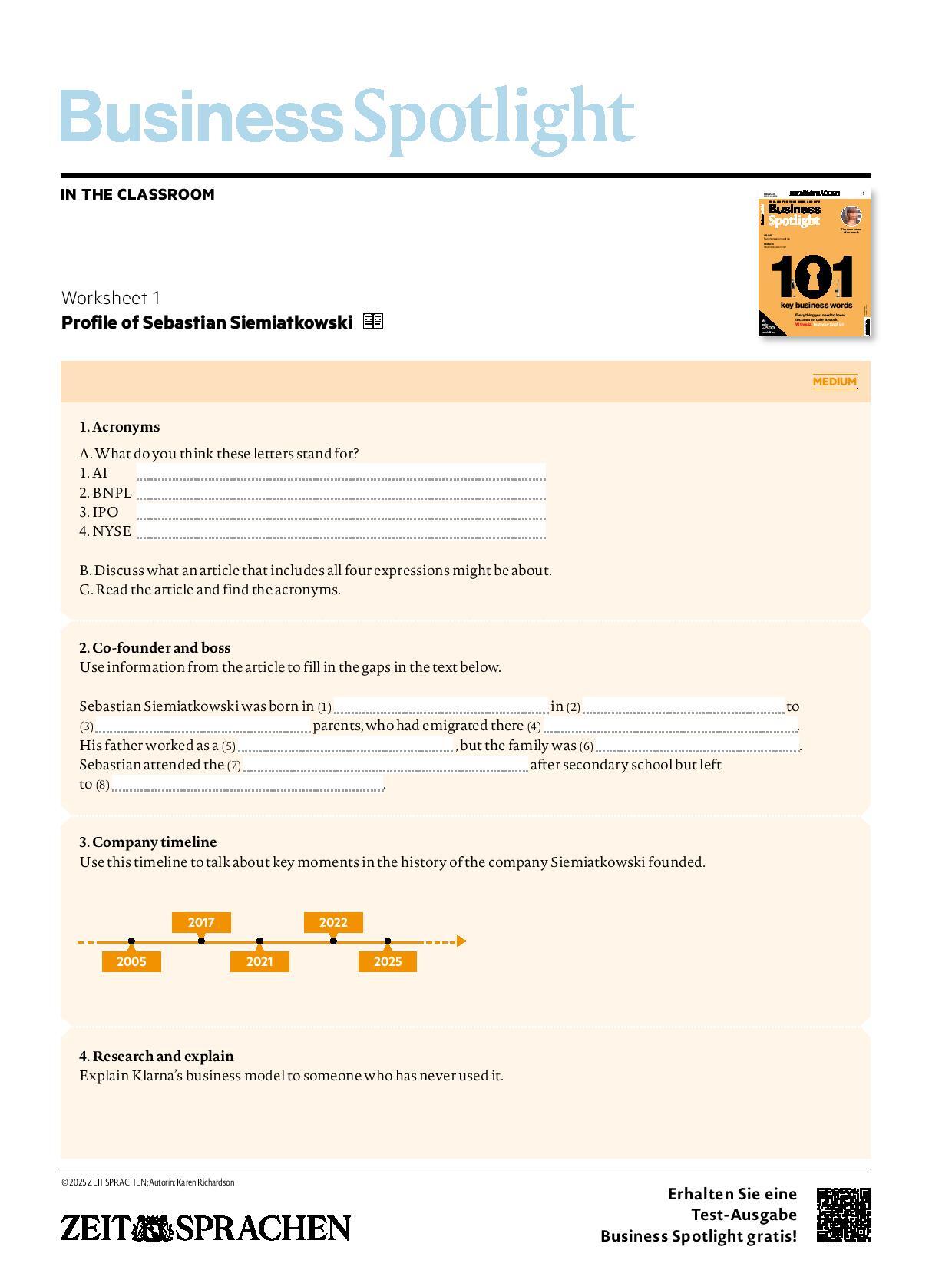 Digitale Lehrbeilage mit Unterrichtstipps Digitale Lehrbeilage mit Unterrichtstipps