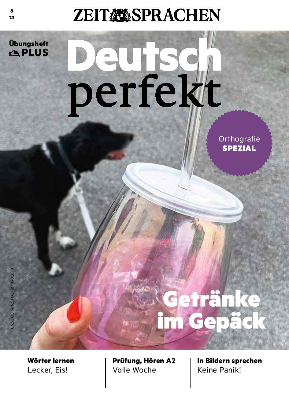 Deutsch perfekt PLUS ePaper 08/2023