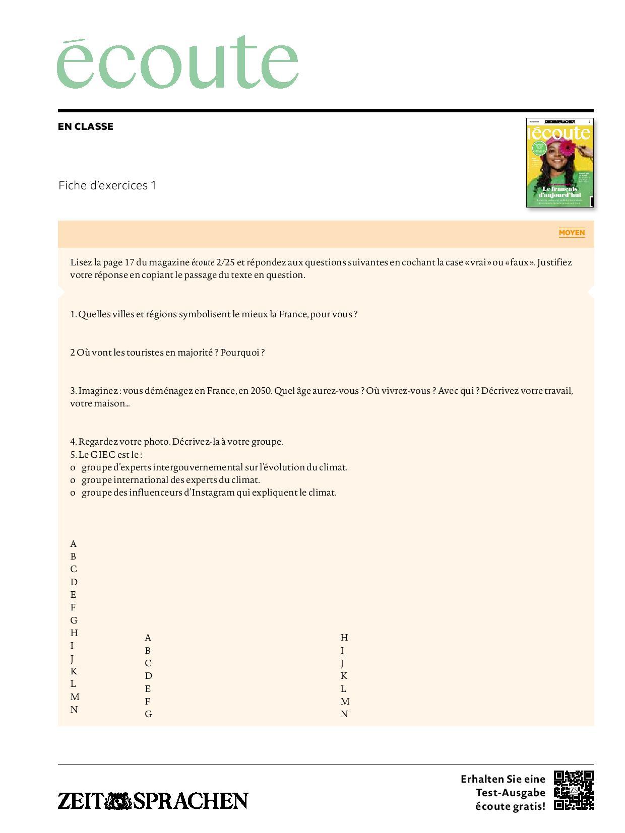 Digitale Lehrbeilage mit Unterrichtstipps