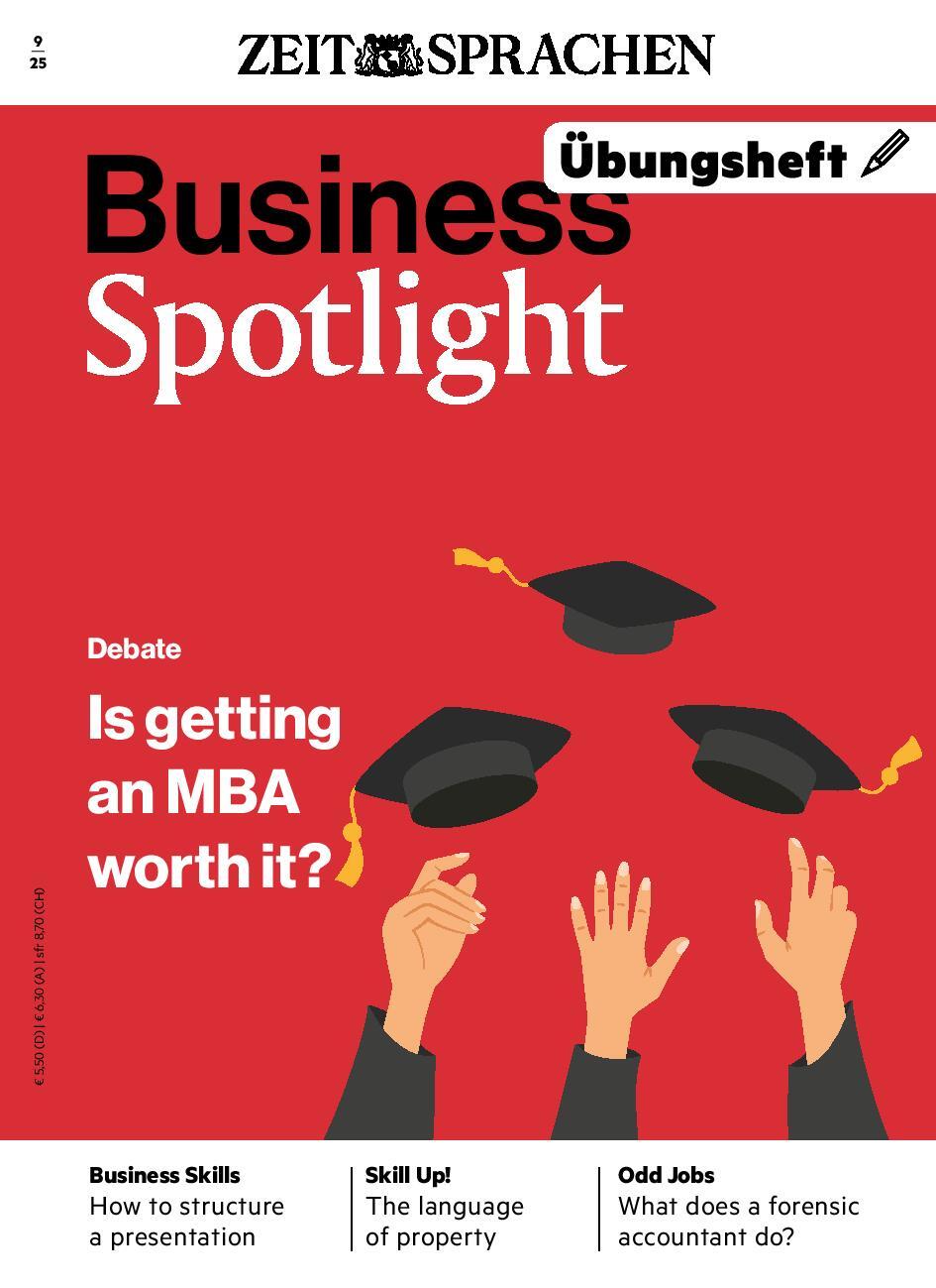 Business Spotlight Übungsheft 09/2025