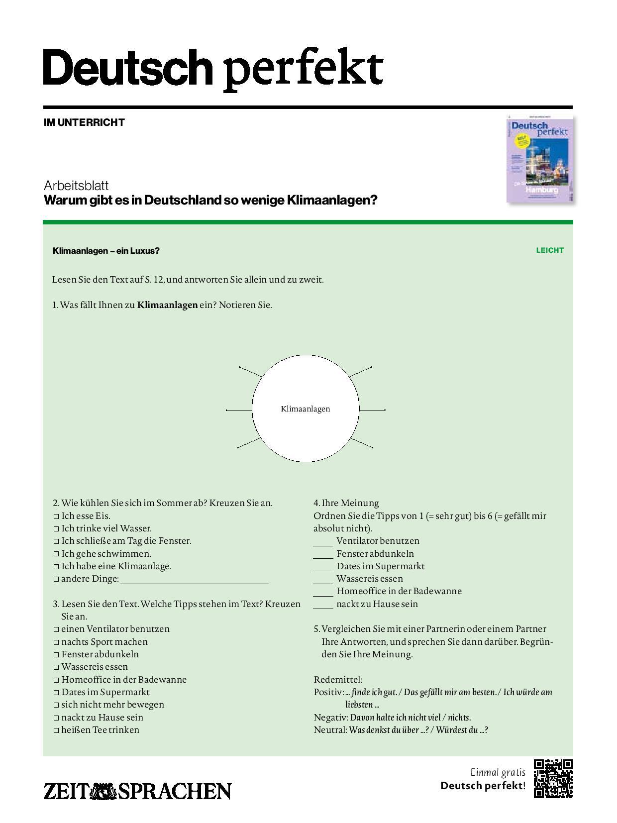 Digitale Lehrbeilage mit Unterrichtstipps