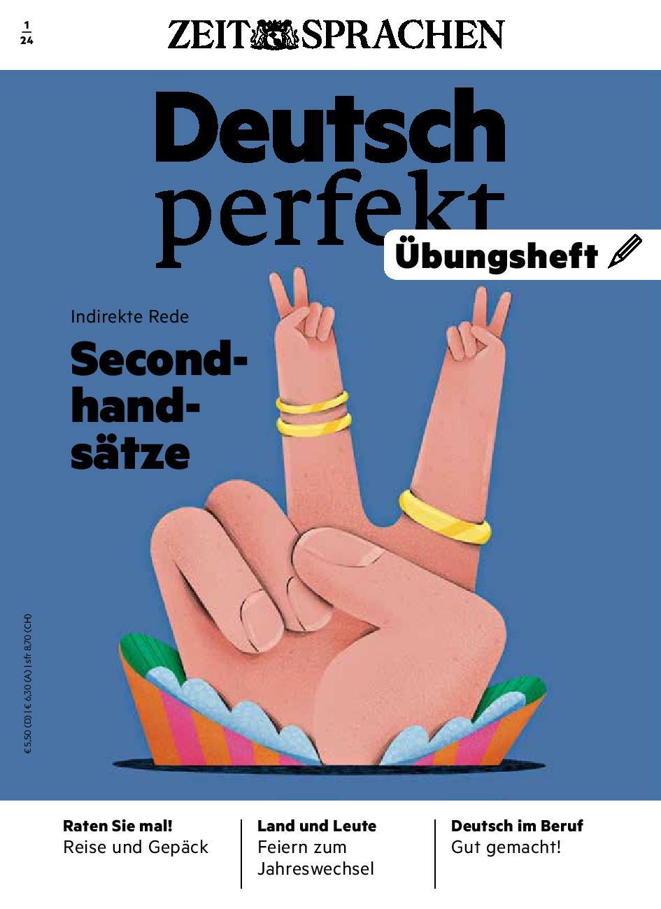 Deutsch perfekt Übungsheft Digital 01/2024