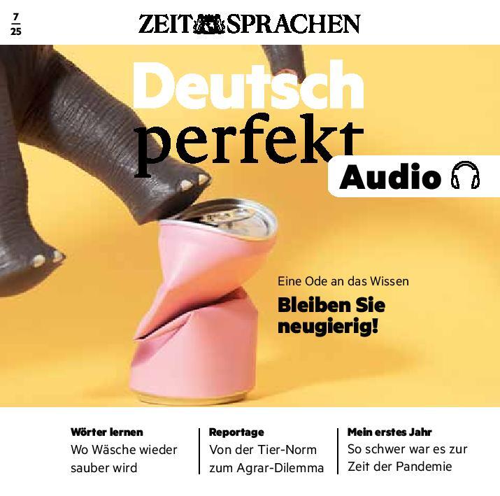 Deutsch perfekt Audiotrainer digital 07/2025