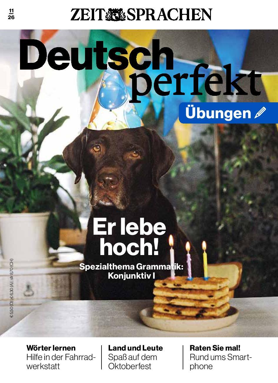 Deutsch perfekt &Uuml;bungsheft digital 11/2026