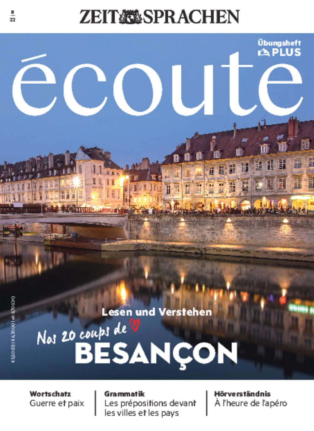 &eacute;coute &Uuml;bungsheft Digital 08/2022
