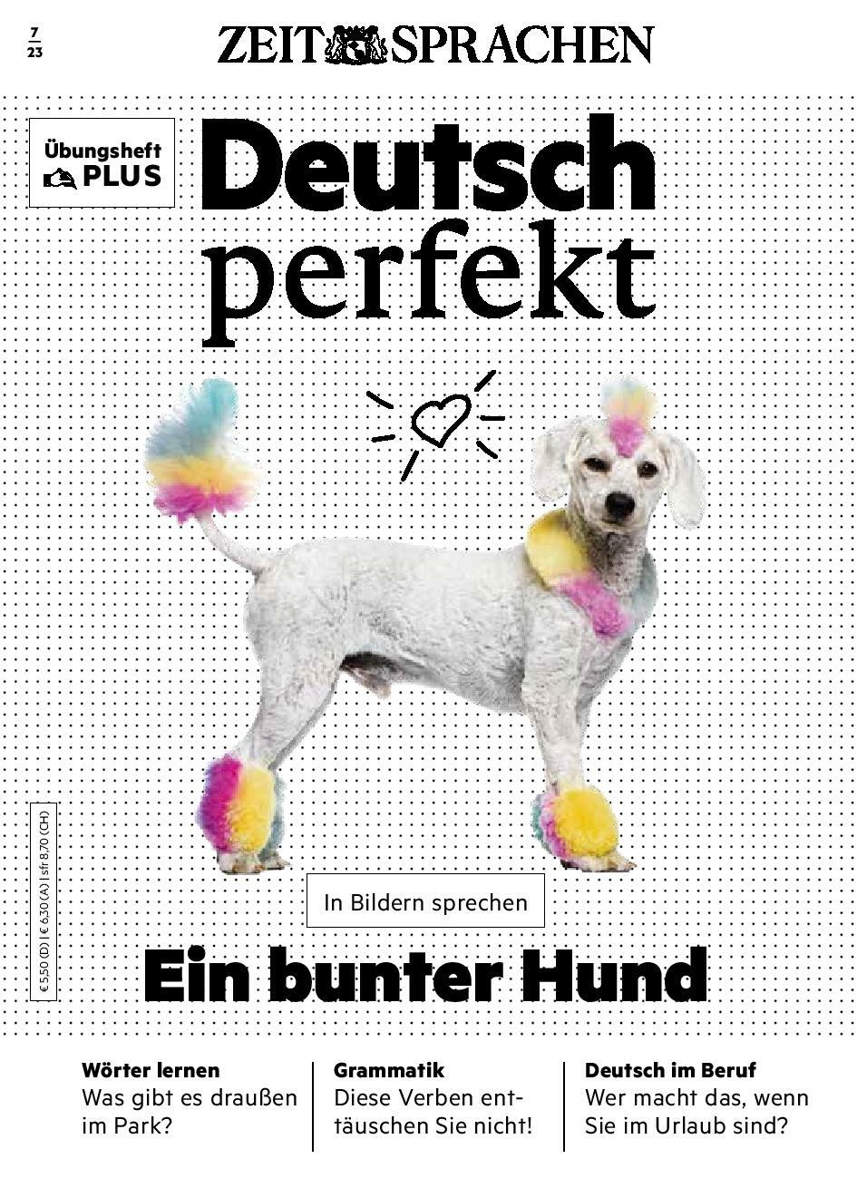 Deutsch perfekt Übungsheft Digital 07/2023