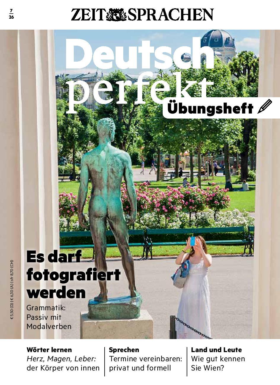 Deutsch perfekt &Uuml;bungsheft digital 07/2026