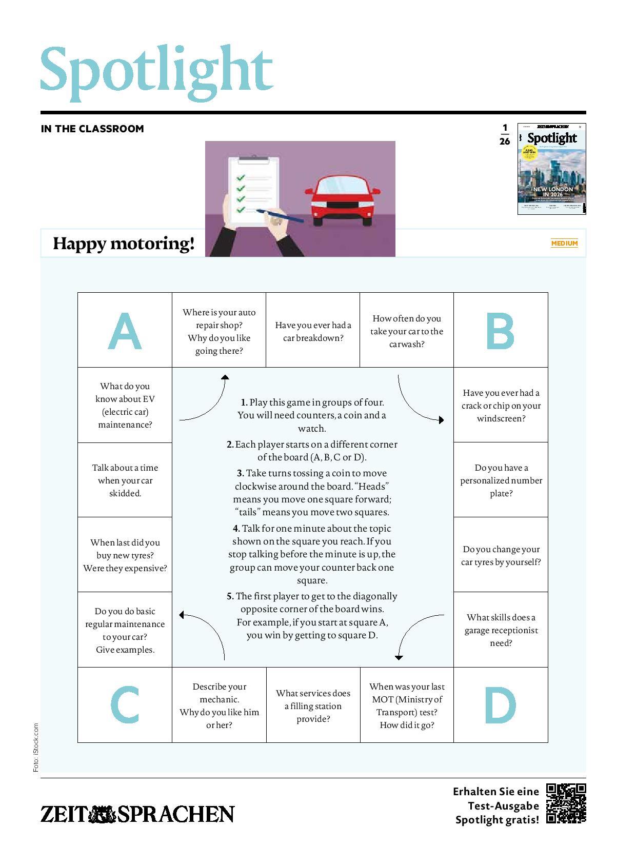 Digitale Lehrbeilage mit Unterrichtstipps