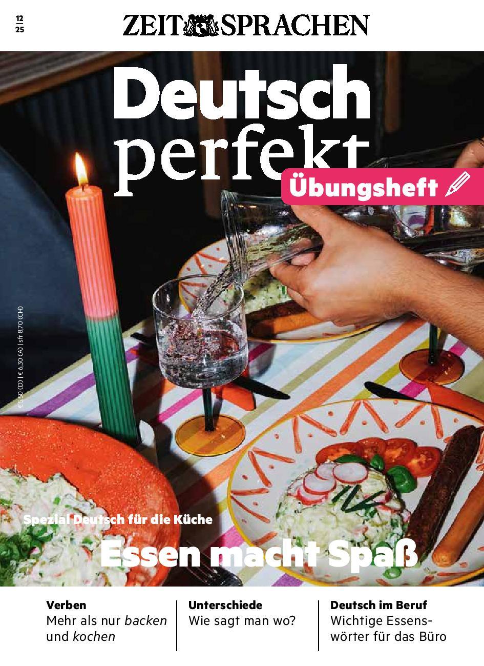 Deutsch perfekt Übungsheft digital 12/2025