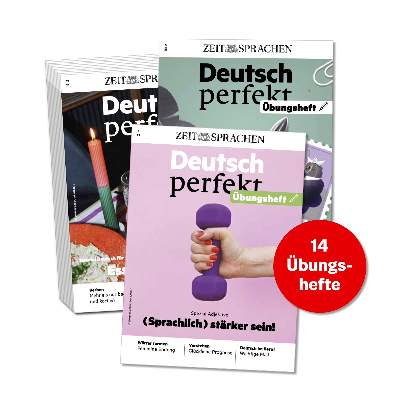 Deutsch perfekt &Uuml;bungsheft &ndash; Jahrgang 2025