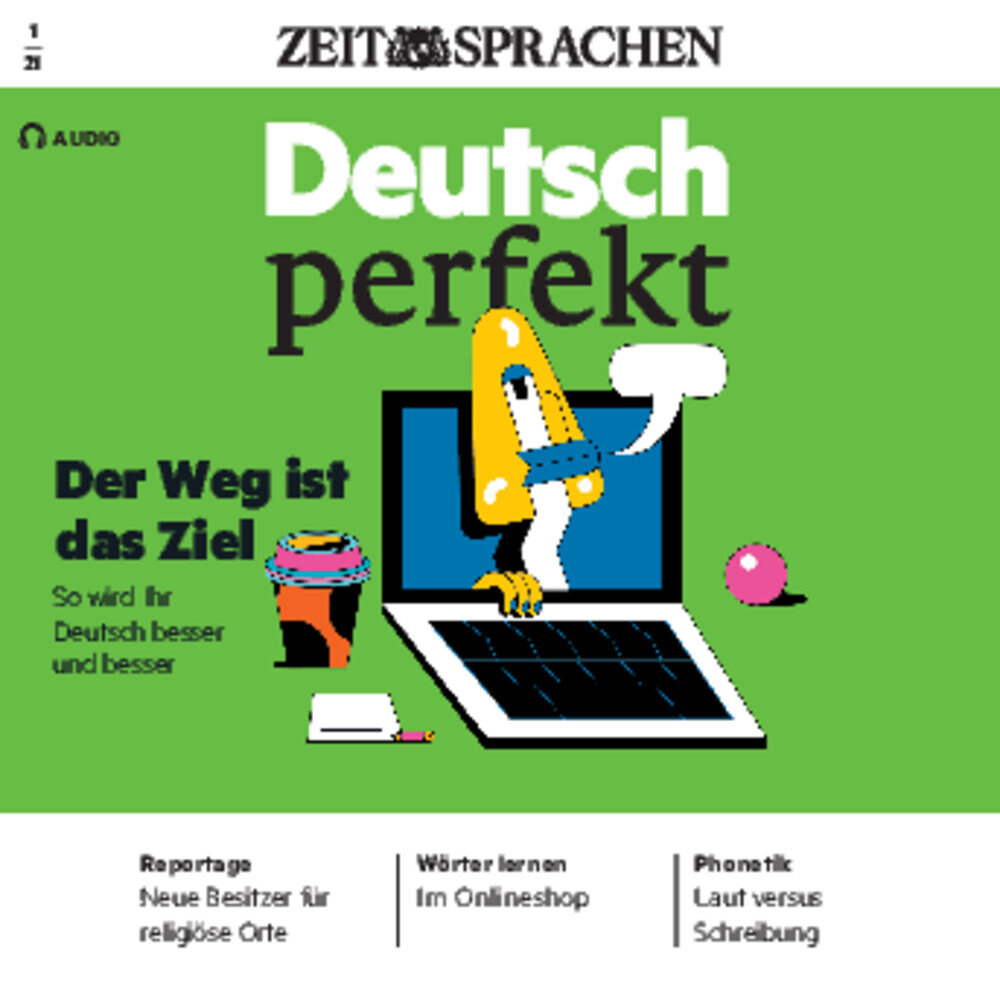 Deutsch perfekt Audiotrainer Digital 01/2021