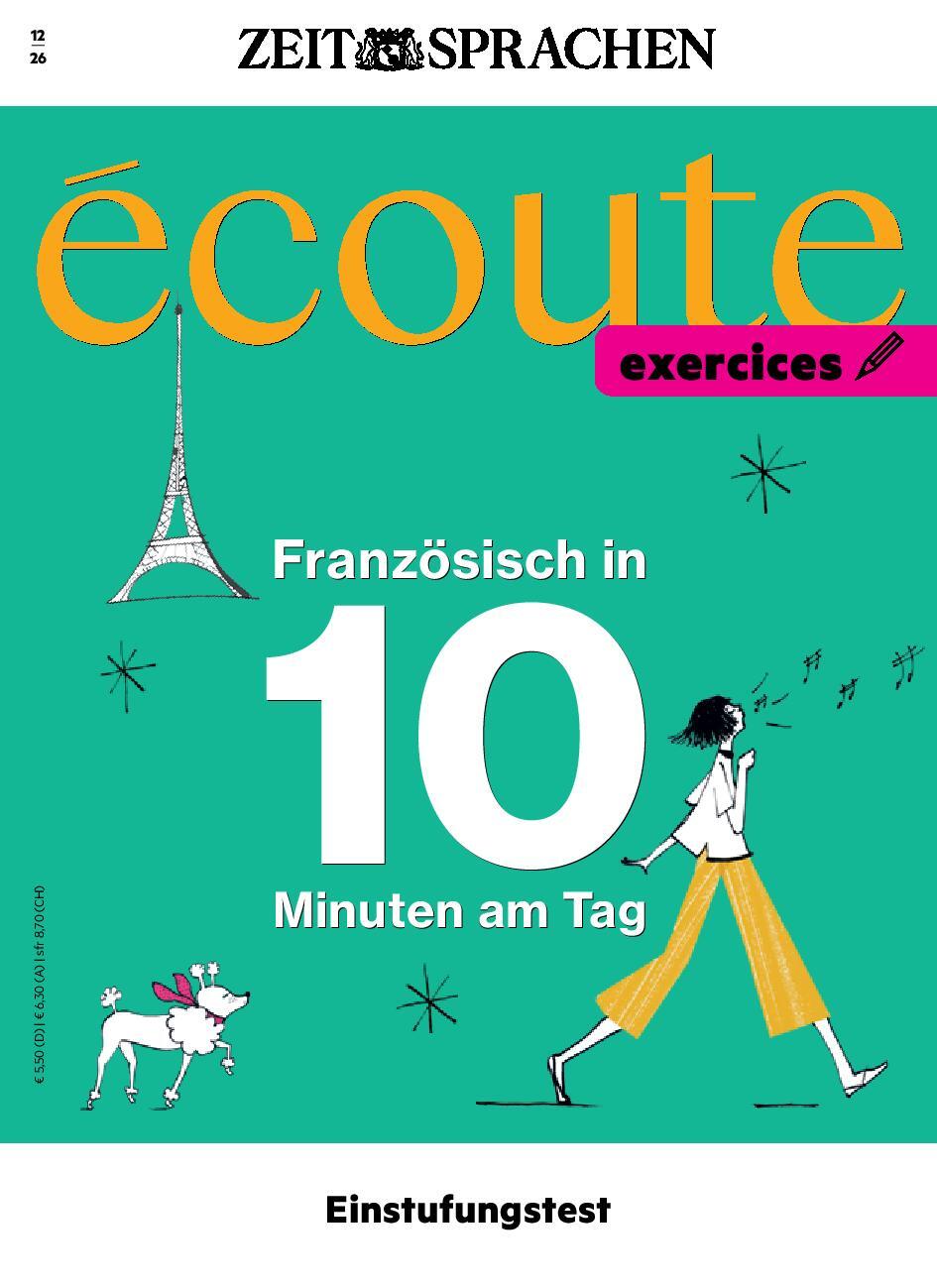 &eacute;coute &Uuml;bungsheft digital 12/2026