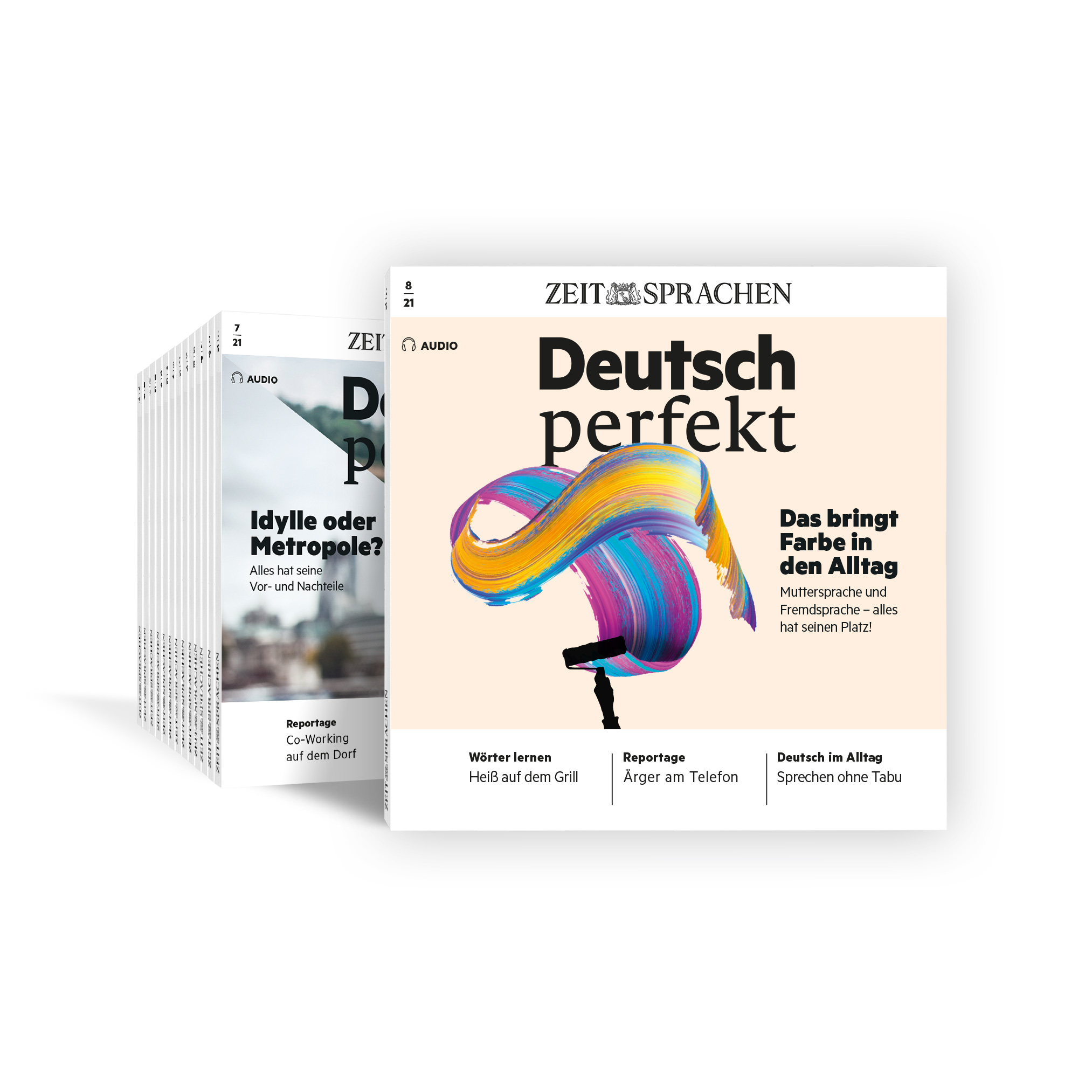 Deutsch perfekt Audiotrainer Jahrgang 2021