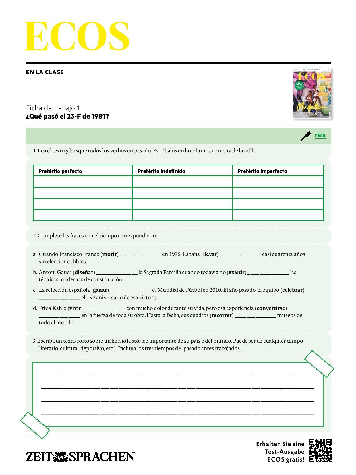 Digitale Lehrbeilage mit Unterrichtstipps