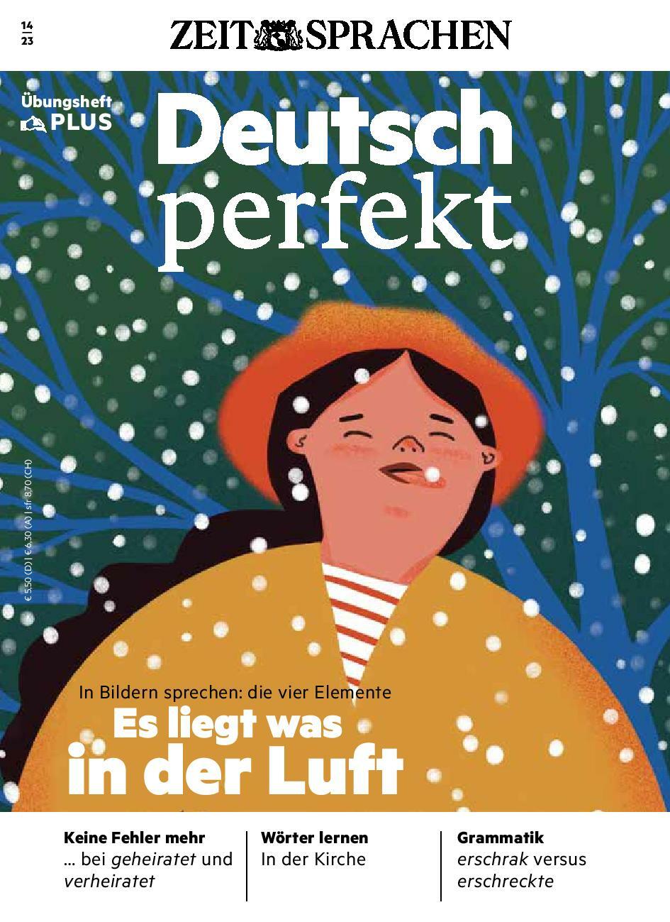 Deutsch perfekt &Uuml;bungsheft Digital 14/2023