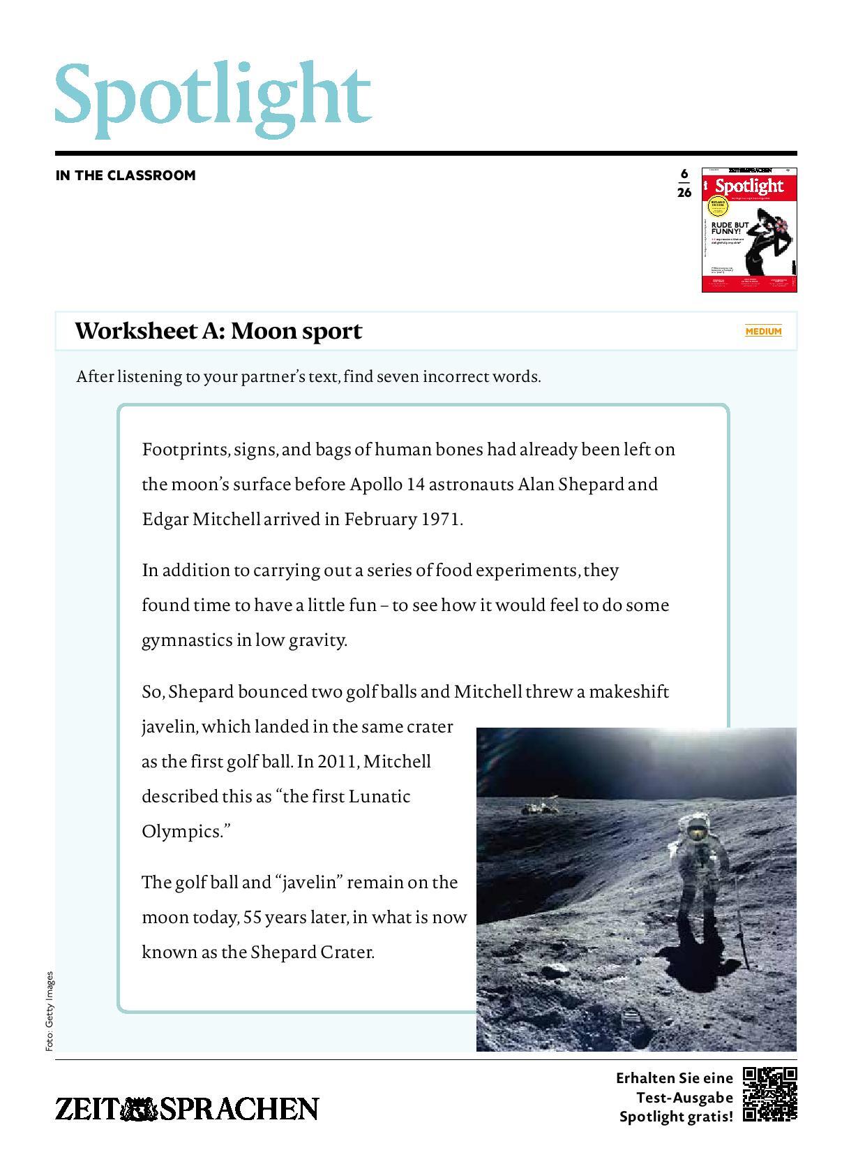 Digitale Lehrbeilage mit Unterrichtstipps