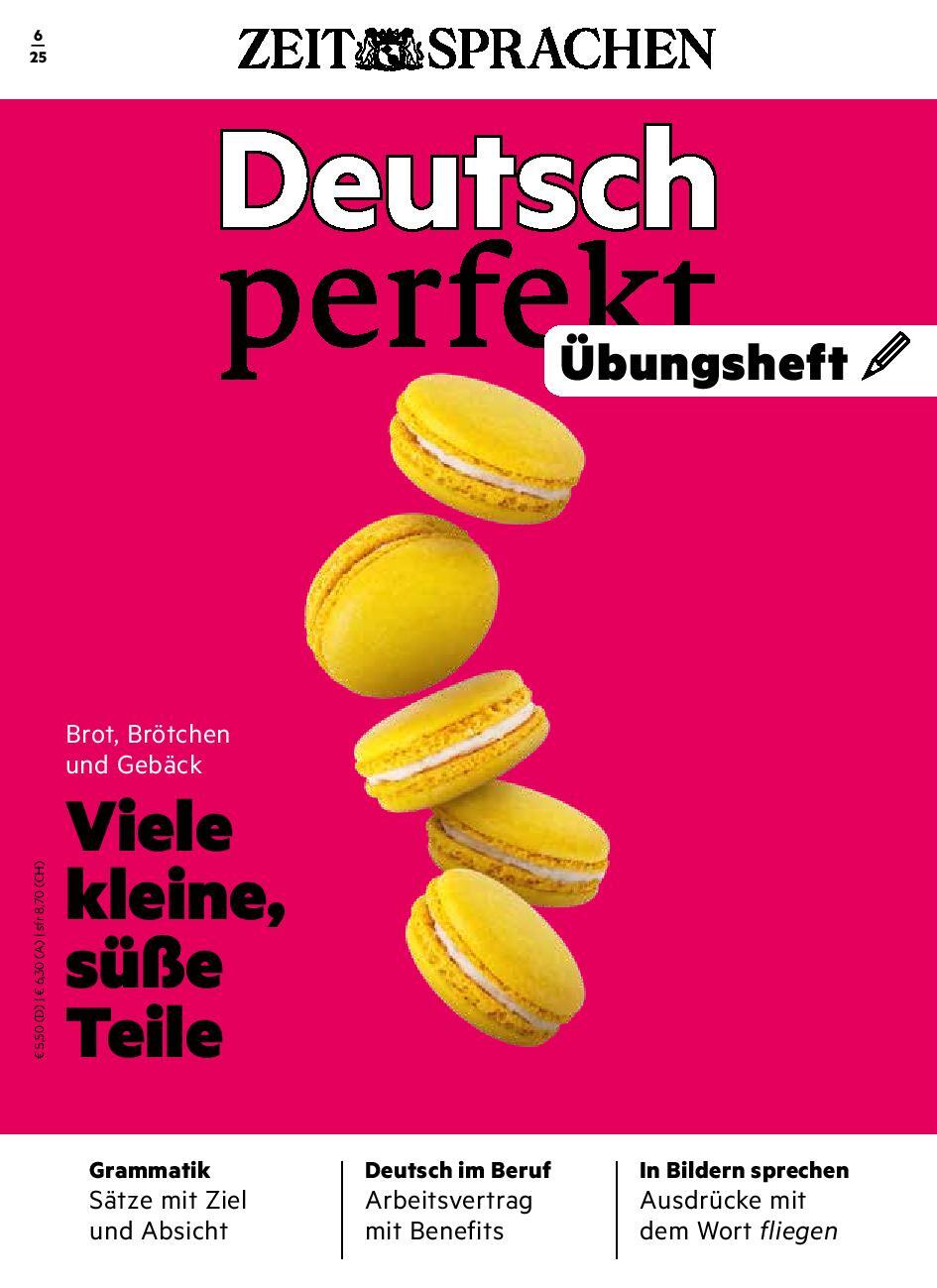 Deutsch perfekt Übungsheft 06/2025