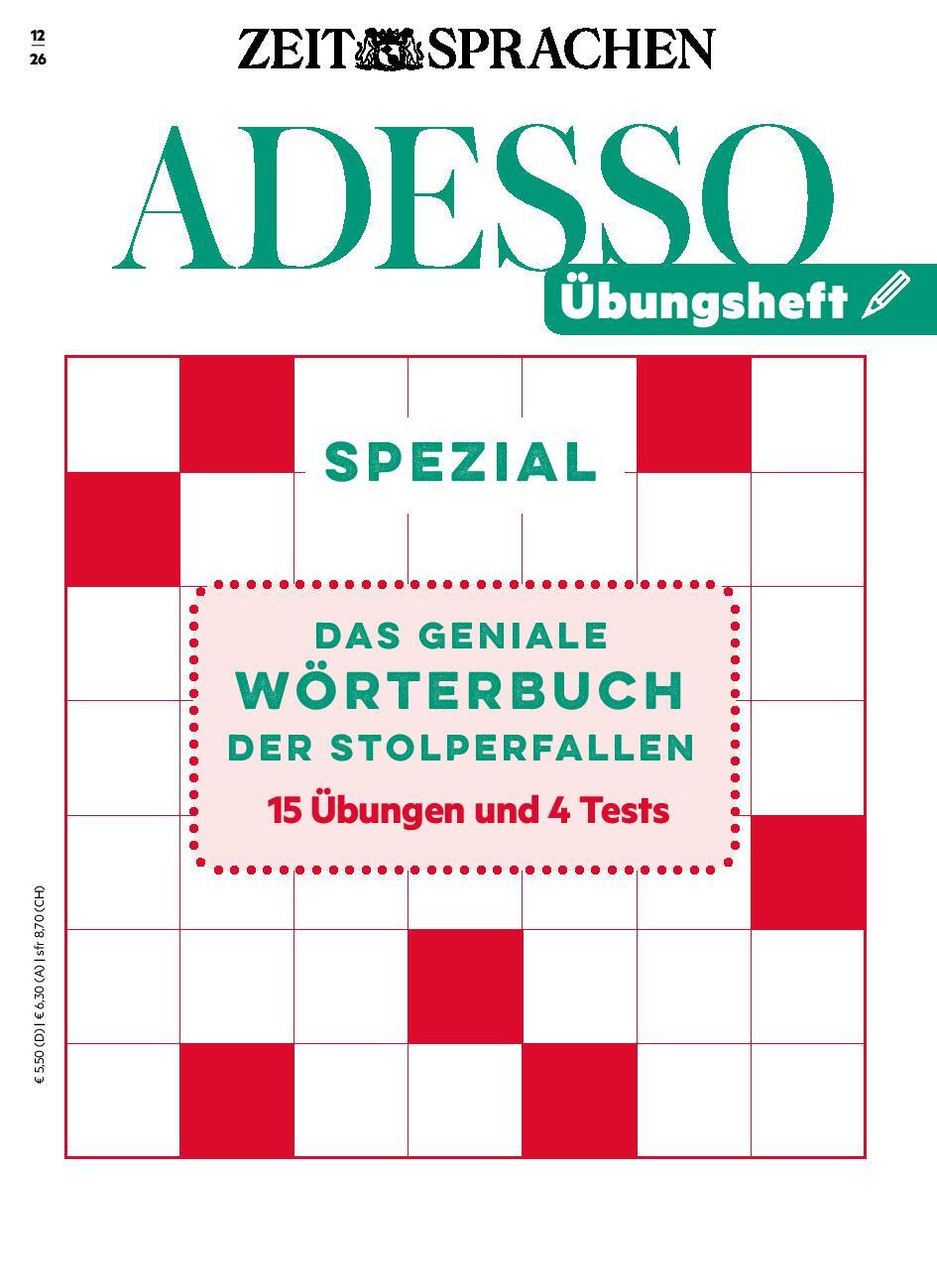 ADESSO &Uuml;bungsheft digital 12/2026