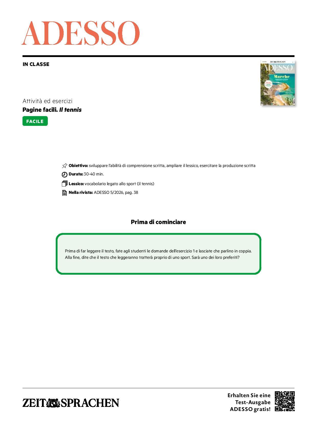 Digitale Lehrbeilage mit Unterrichtstipps