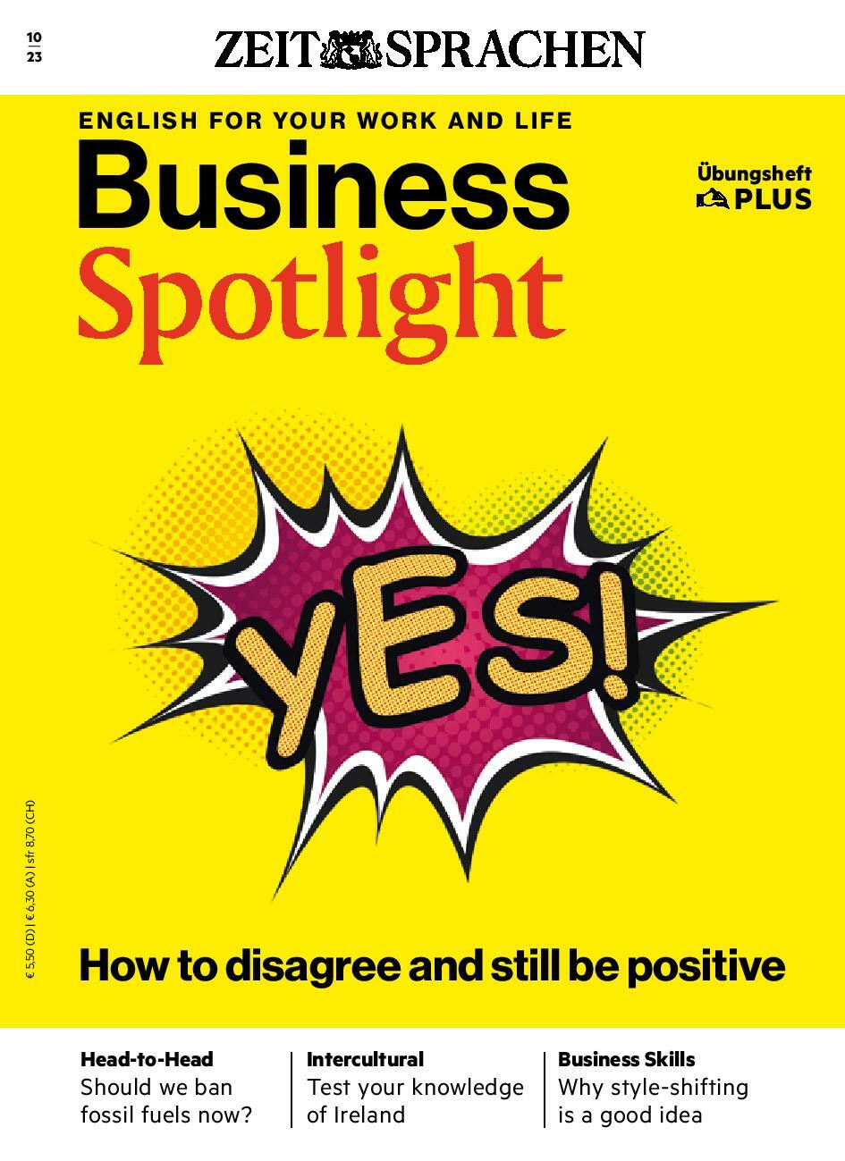 Business Spotlight &Uuml;bungsheft Digital 10/2023