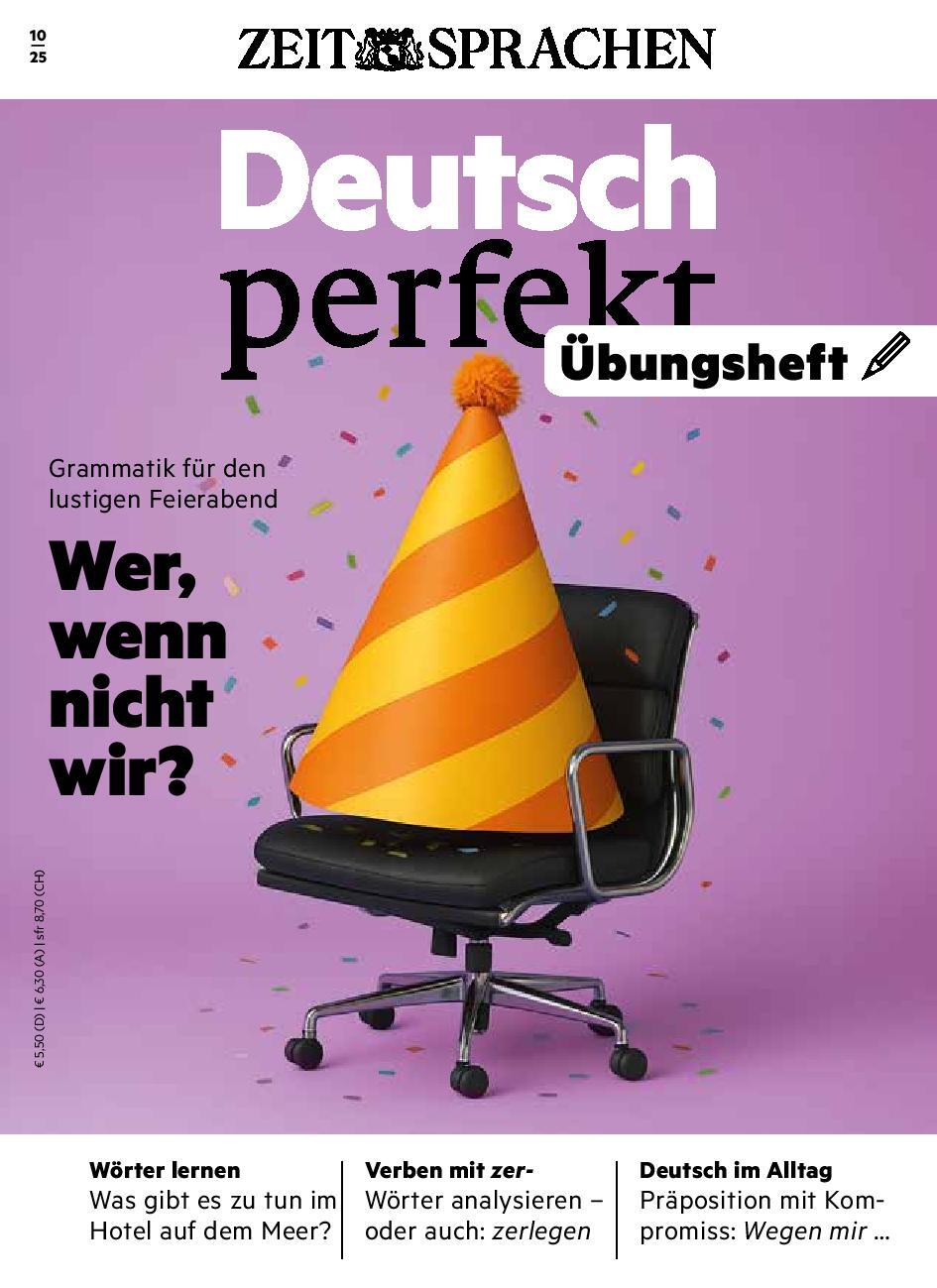 Deutsch perfekt Übungsheft 10/2025