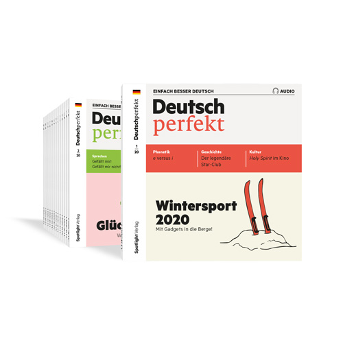 Deutsch perfekt Audiotrainer Jahrgang 2020