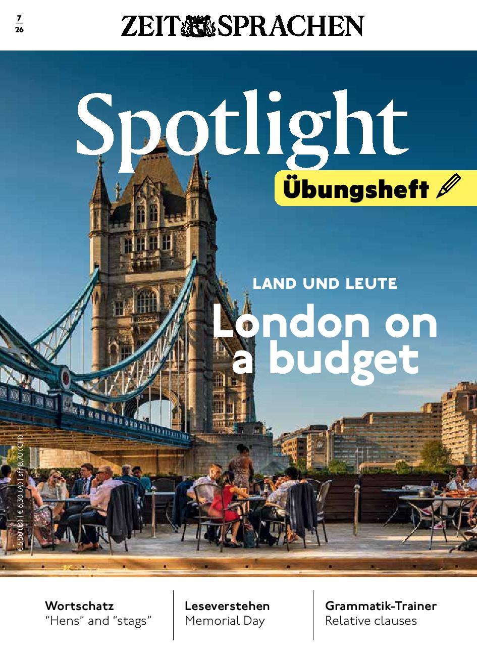 Spotlight &Uuml;bungsheft digital 07/2026
