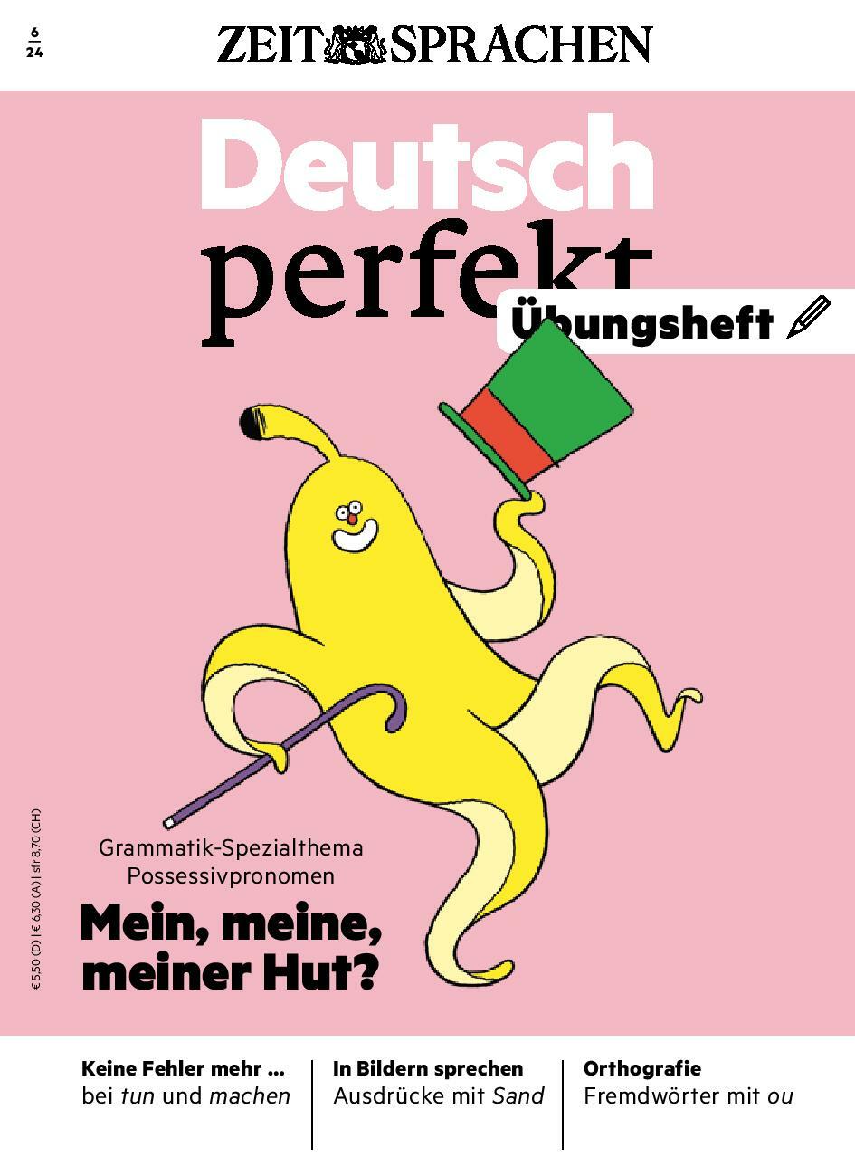 Deutsch perfekt Übungsheft 06/2024