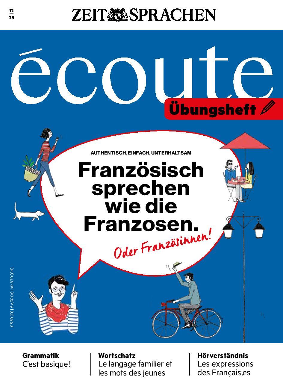 &eacute;coute &Uuml;bungsheft digital 12/2025