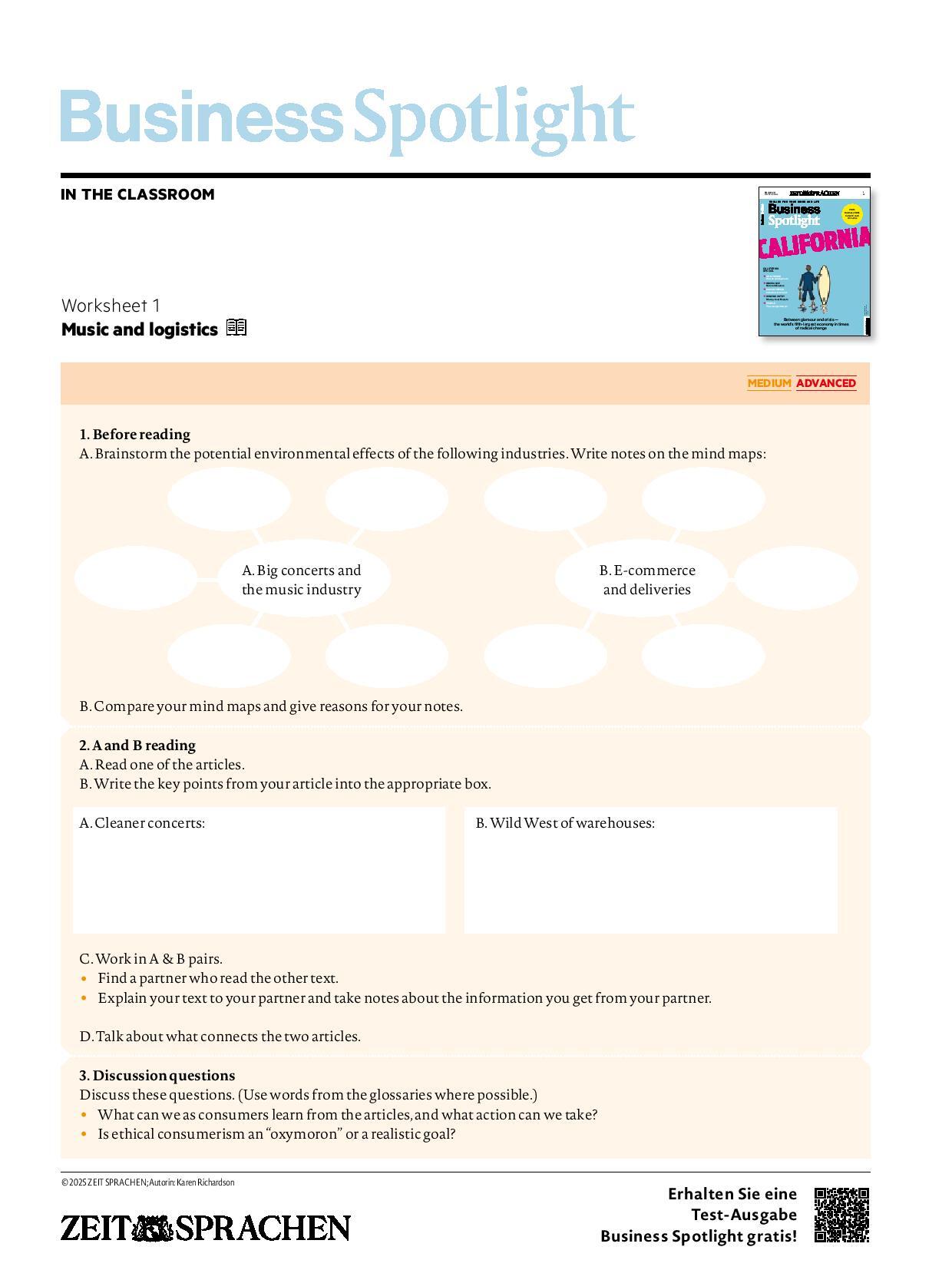 Digitale Lehrbeilage mit Unterrichtstipps Digitale Lehrbeilage mit Unterrichtstipps