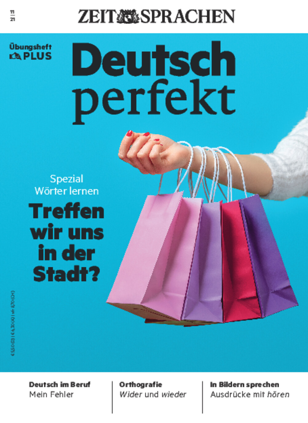 Deutsch perfekt Übungsheft Digital 11/2021