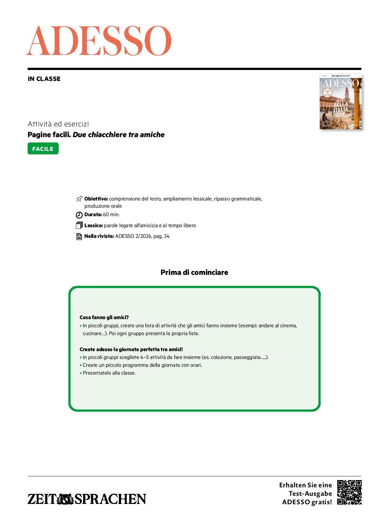 Digitale Lehrbeilage mit Unterrichtstipps