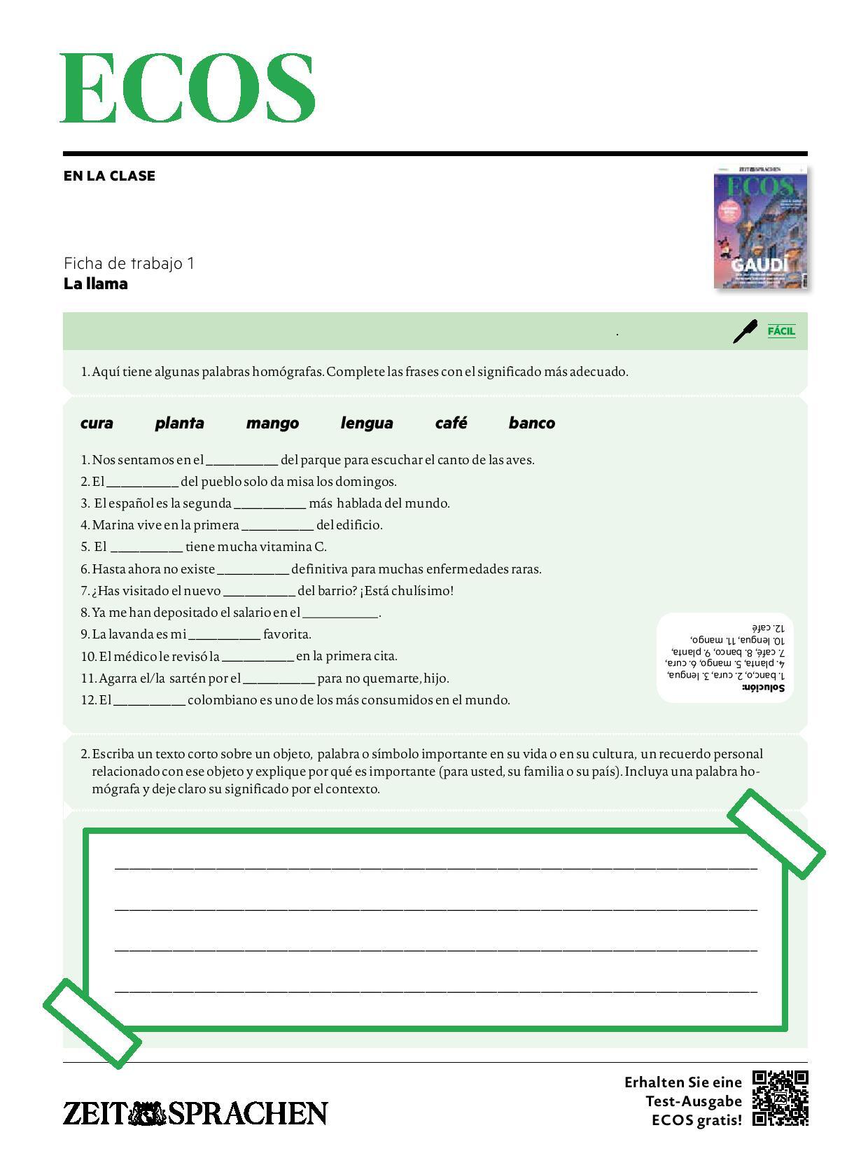 Digitale Lehrbeilage mit Unterrichtstipps