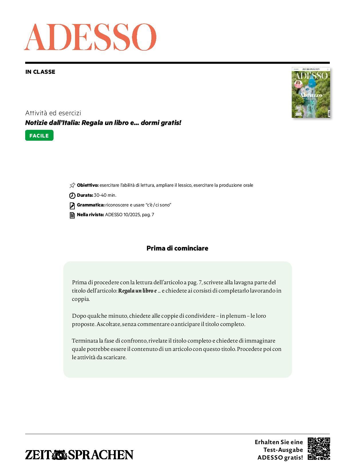 Digitale Lehrbeilage mit Unterrichtstipps