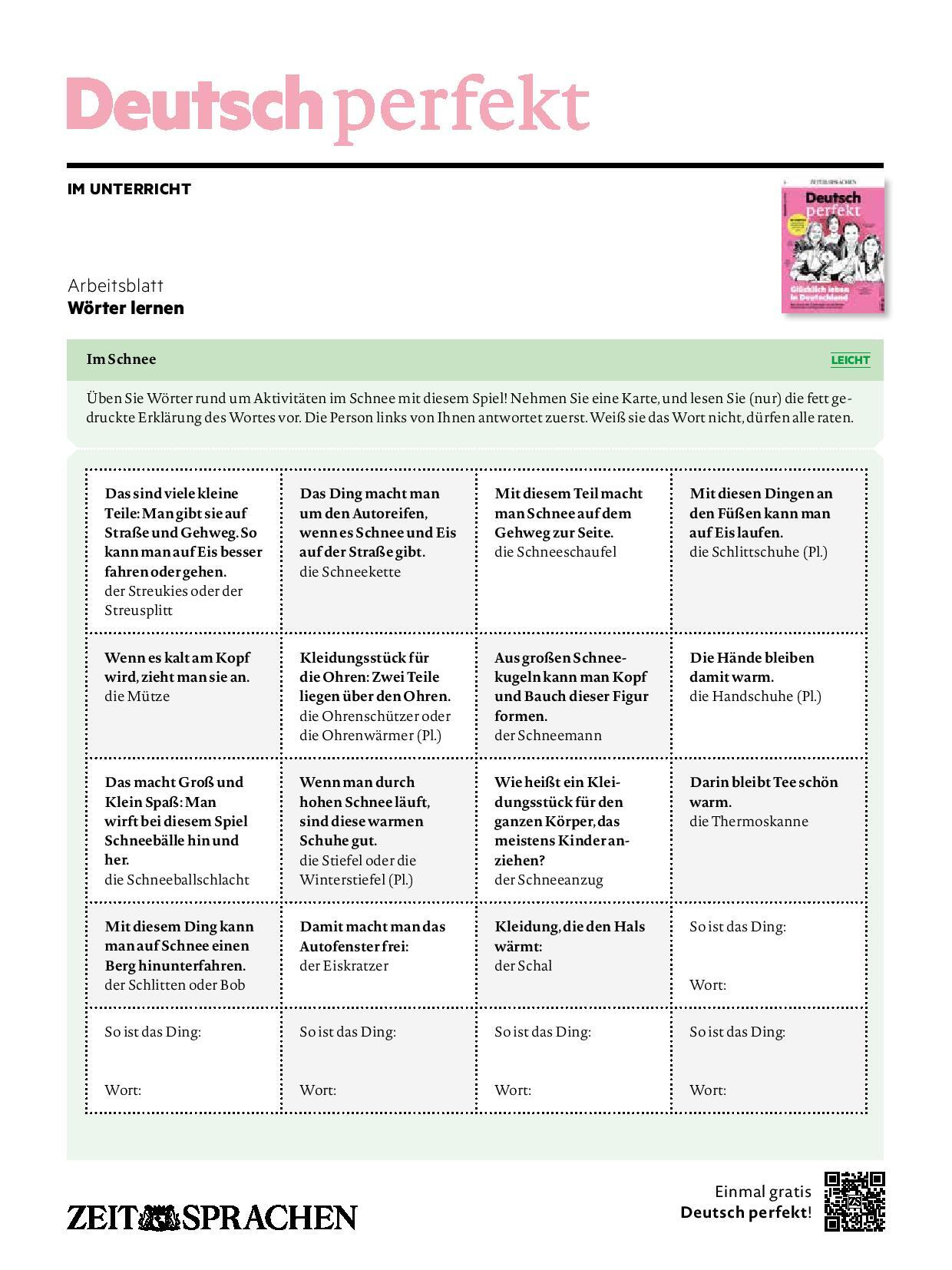 Digitale Lehrbeilage mit Unterrichtstipps