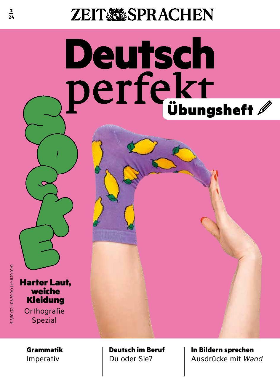 Deutsch perfekt Übungsheft 02/2024