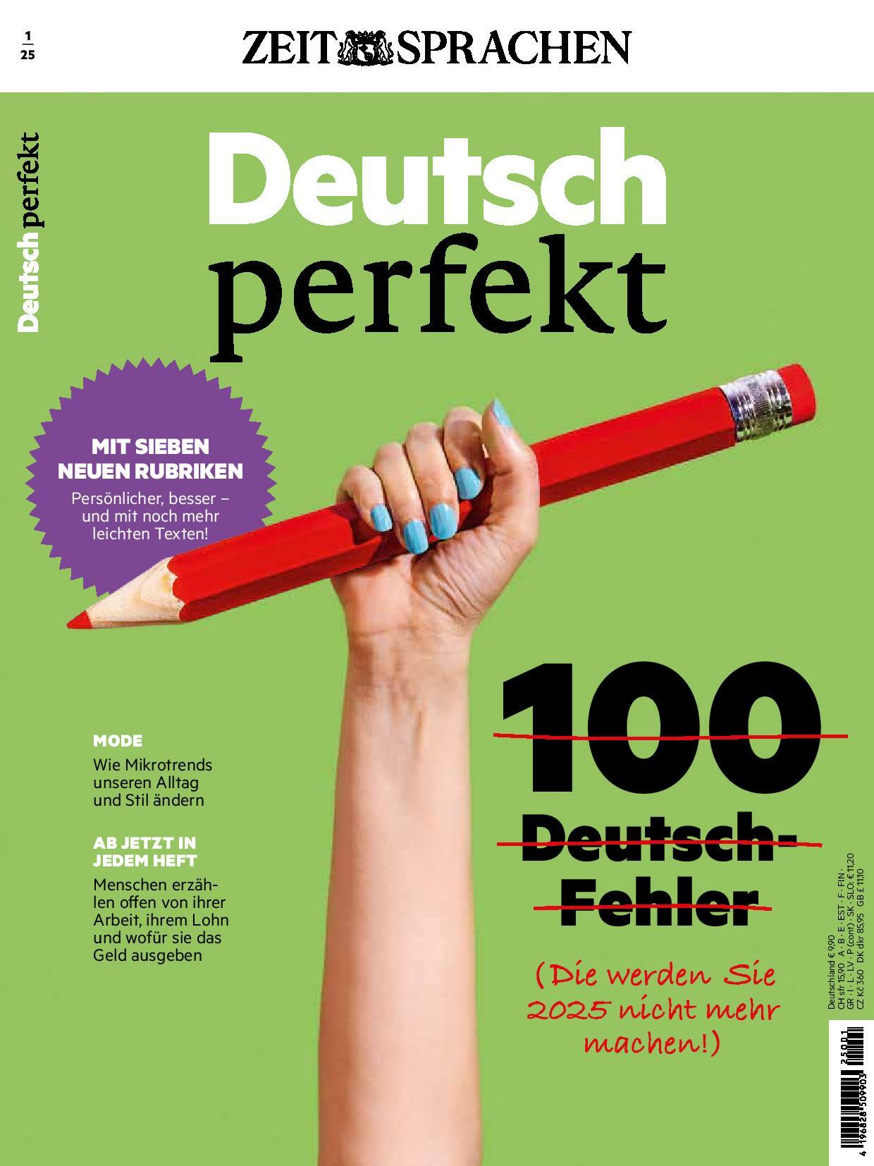 Deutsch perfekt 01/2025