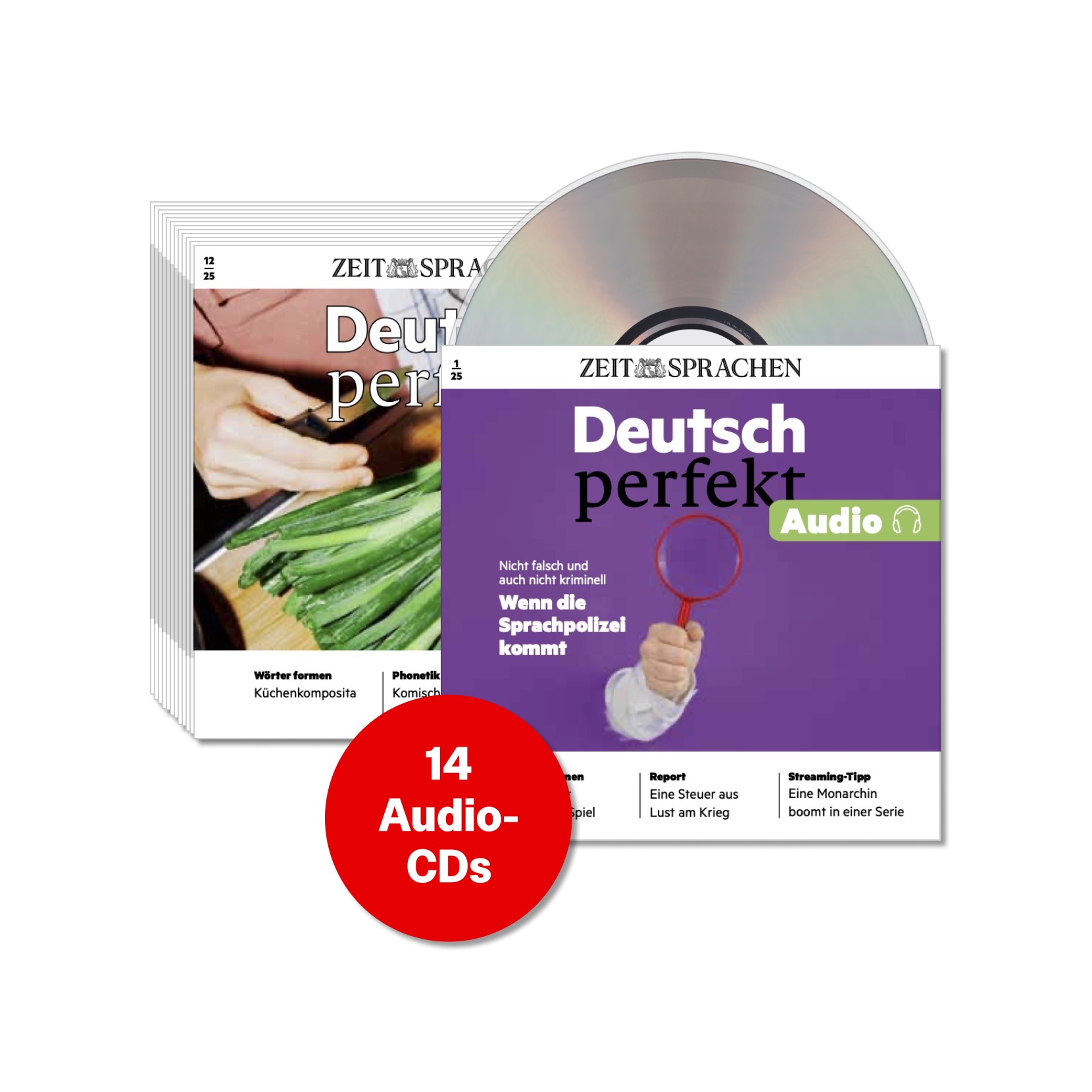 Deutsch perfekt Audiotrainer &ndash; Jahrgang 2025