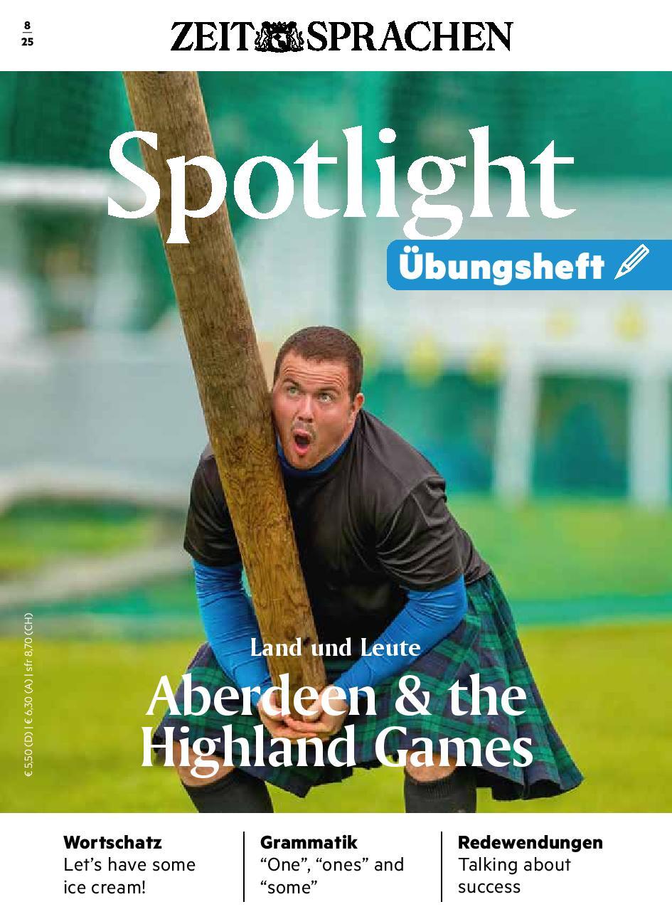 Spotlight Übungsheft 08/2025